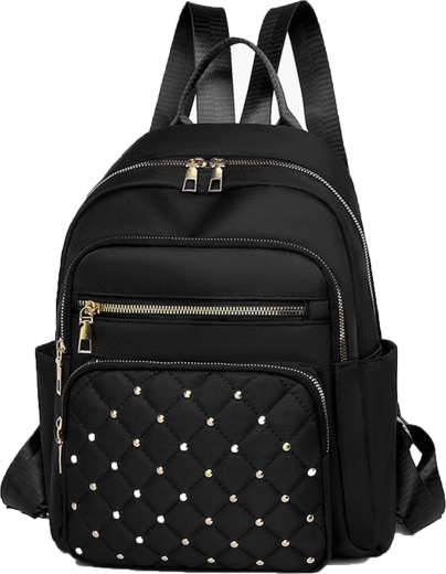 Sac à dos urbain matelassé pour femme RENEW FORCE A4 noir