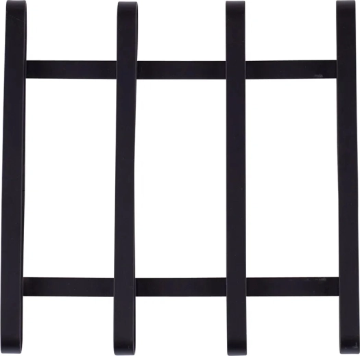 Altom Design dessous-de-plat noir 18 × 18 cm