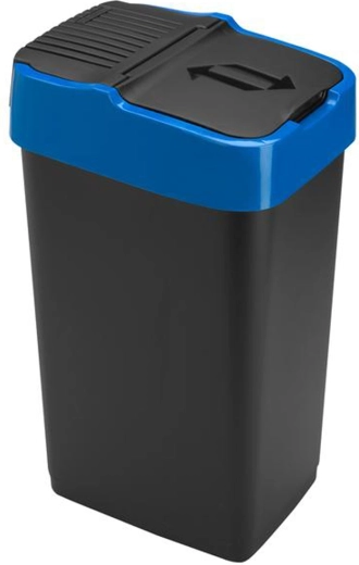 Poubelle en plastique Heidrun 35 l