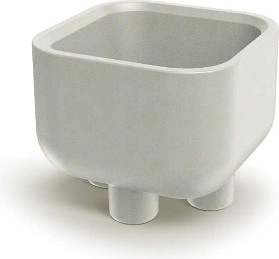 Pot de fleurs sur pieds Molta Square 48 cm sable