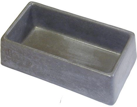 Gamelle en béton pour rongeurs, rectangulaire 245 × 135 × 75 mm