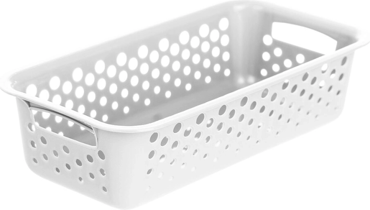 Panier de rangement Art blanc 19,7 × 10 × 5 cm