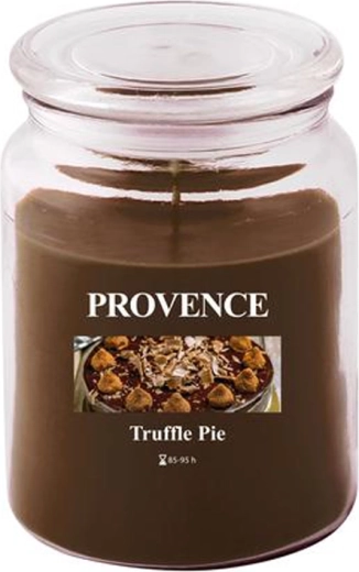 Bougie parfumée en verre PROVENCE tarte à la truffe 95 h