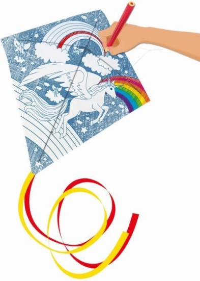 Cerf-volant Peins ton propre licorne