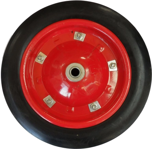 Roue pleine en caoutchouc pour brouette de jardin 320 mm