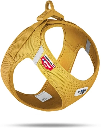 Harnais Curli pour chiens avec boucle Air-Mesh mango taille L (8–13 kg)