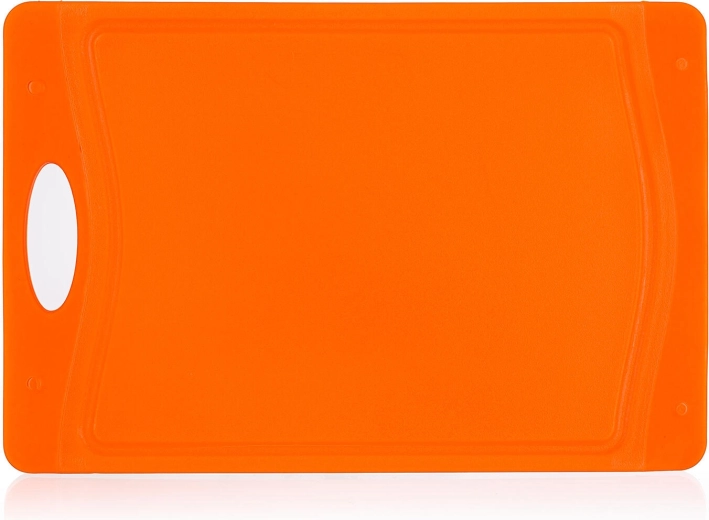 Planche à découper en plastique Culinaria Duo 29 × 19,5 cm orange