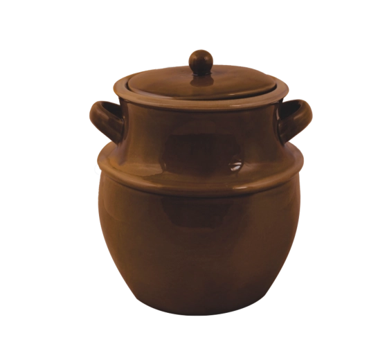 Bocal de fermentation en céramique avec couvercle 4 l