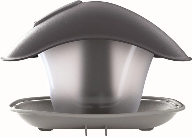 Mangeoire de jardin pour oiseaux Birdyfeed, pierre grise