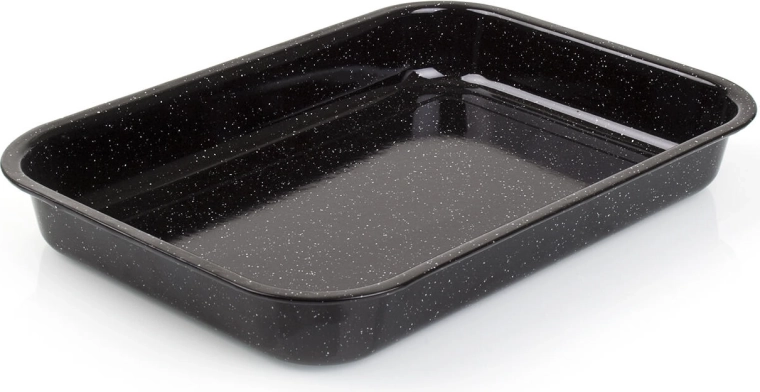Plat à rôtir émaillé Culinaria Black 42 × 29 cm