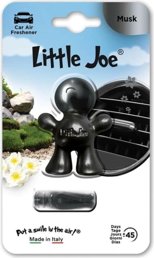 Little Joe Supair Drive 3D Metallic désodorisant pour voiture parfum musc - 1 pièce