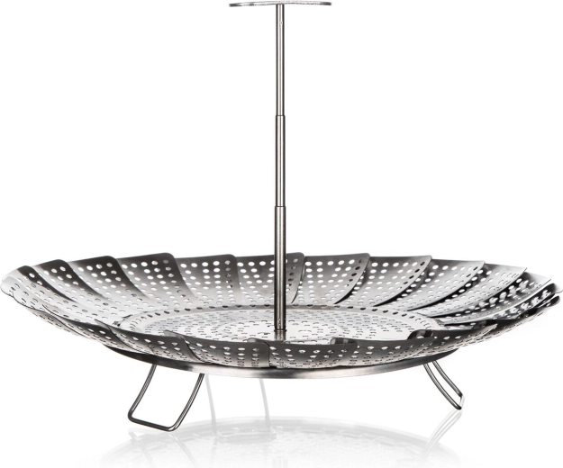 Panier vapeur pliable en acier inoxydable 23 cm CULINARIA avec poignée