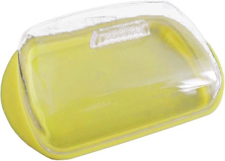 Beurrier en plastique avec couvercle