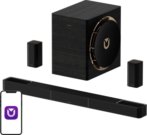 Barre de son Ultimea Skywave X70 avec Dolby Atmos et caisson de basses sans fil