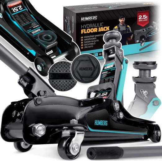 Cric hydraulique roulant à profil bas 2,5 t HUMBERG