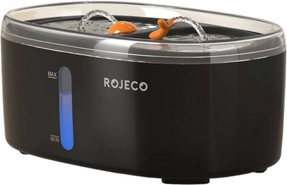 Fontaine à eau pour animaux domestiques Rojeco 2,5 l – noire