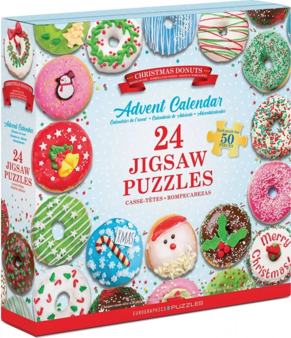 Calendrier de l’Avent puzzle Eurographics – Donuts