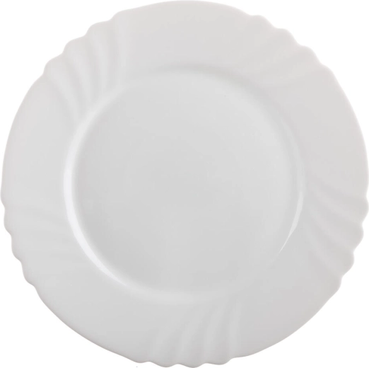 Assiette à dessert EBRO 20 cm en verre blanc