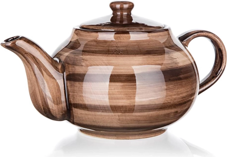 Théière en céramique 0,9 l PALAS marron