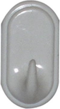 Crochet autocollant BAROKO ovale – assortiment de couleurs (50 pcs)