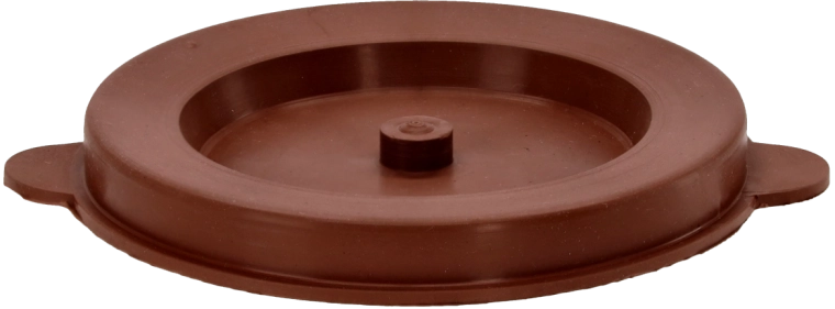 Bouchon de fermentation en caoutchouc pour bonbonnes à large goulot