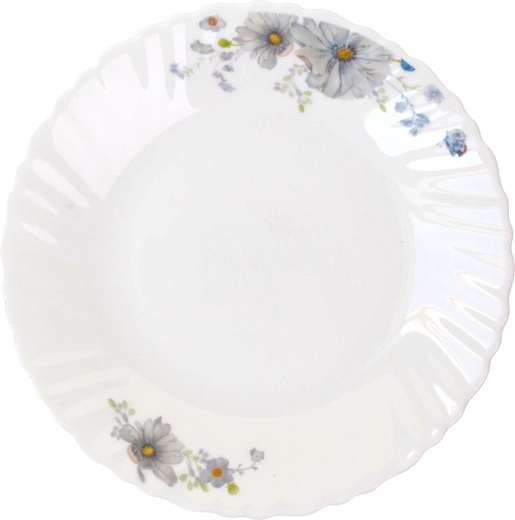 Assiette à dessert Amelia 19 cm en verre opale