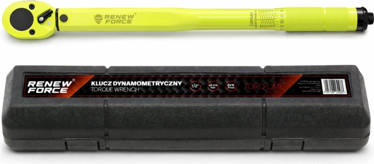 Clé dynamométrique Renew Force 1/2" 28–210 Nm Torq-lime
