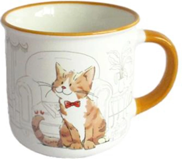Mug en céramique avec chat 380 ml
