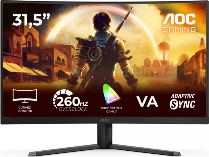 Moniteur gaming incurvé 31,5" AOC C32G42ZE VA 240 Hz