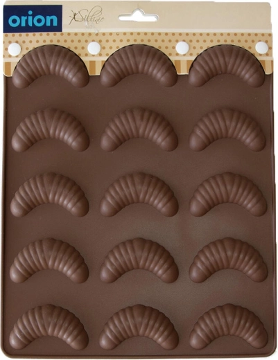 Moule en silicone pour croissants 15 pcs marron
