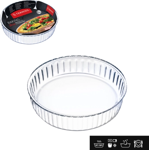 Moule à pâtisserie en verre résistant à la chaleur 26 cm TERMISIL
