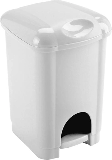 Poubelle à pédale en plastique HEIDRUN 6 l
