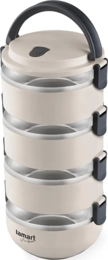 Boîte isotherme à repas Lamart à quatre niveaux, 2,4 l