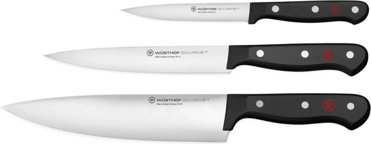 Wüsthof Gourmet set de couteaux de cuisine 3 pièces