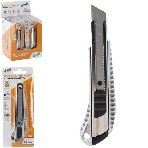 Cutter à lame sécable en aluminium 18 mm