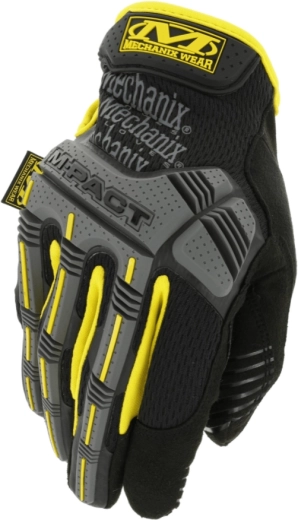 Gants Mechanix M-Pact, taille L, noir-jaune