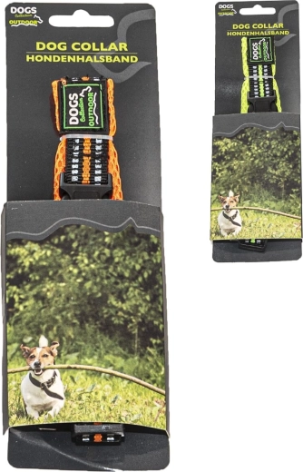 Collier néon pour chien 35–45 cm (2 couleurs)