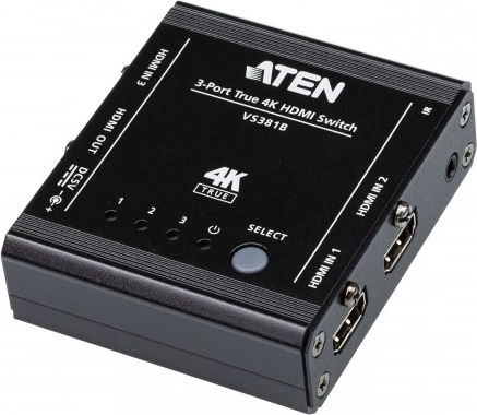 Aten commutateur HDMI True 4K à 3 ports VS381B