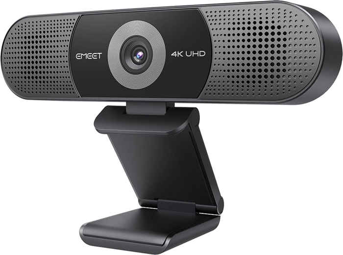 Webcam EMEET SmartCam C980 Pro 4K UHD avec microphones et haut-parleurs