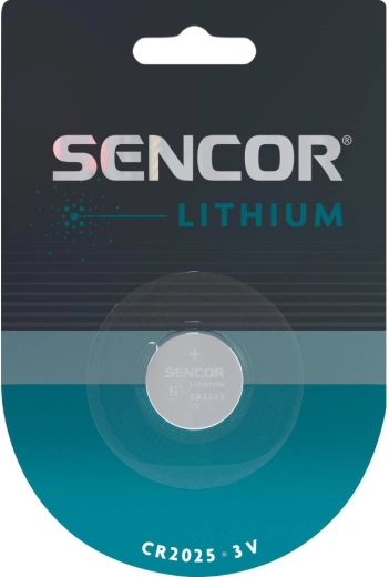 Pile bouton au lithium Sencor CR2025 3 V