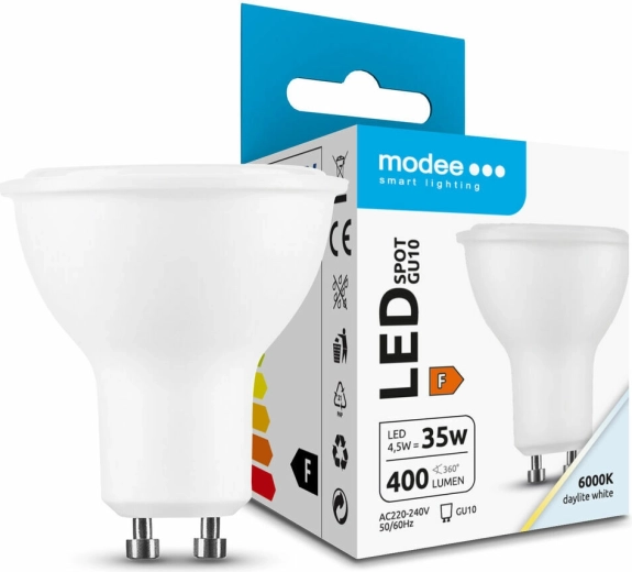 Modee Lighting ampoule LED spot GU10 4,5 W 400 lm blanc froid