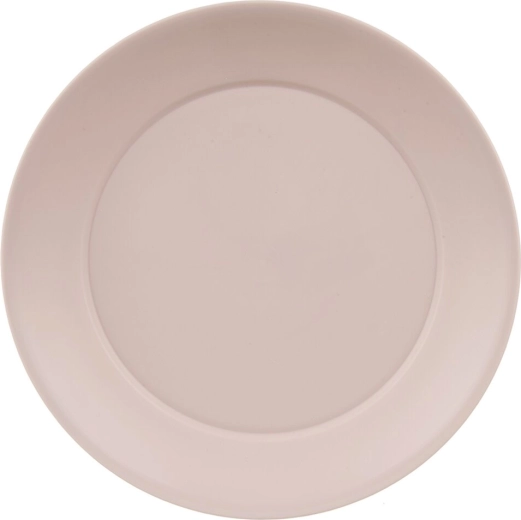 Assiette plate en plastique Sandy rose poudré 23,5 cm
