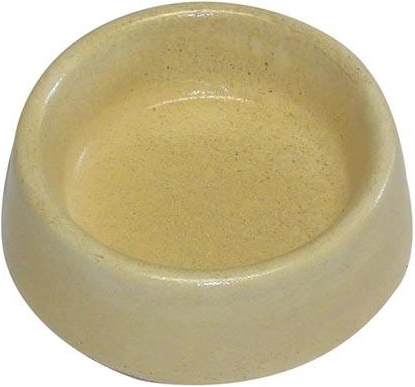 Gamelle ronde en béton pour cochon d’Inde 134 × 44 mm