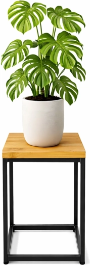 Support pour plantes Renew Force avec étagère décor craft, bas - 1 pièce