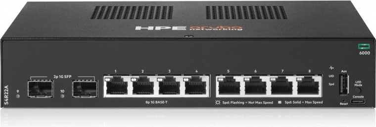 Commutateur Aruba Networking 6000 8G 2SFP