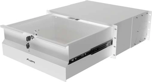 Tiroir verrouillable Lanberg pour rack 19" 4U 360 mm gris