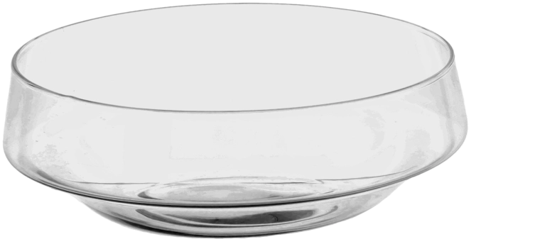Saladier en verre écologique 22 cm