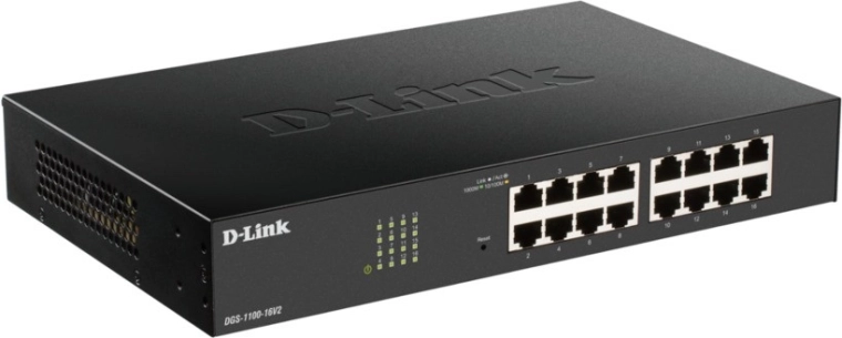 Switch intelligent D-Link DGS-1100-16V2 16× Ethernet gigabit