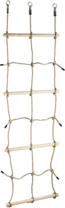 Filet de corde avec poignées en bois 2 m