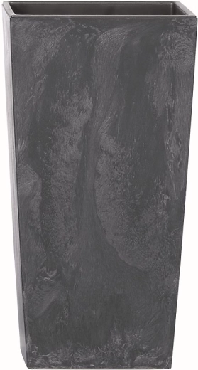 Pot URBI Square effet béton anthracite